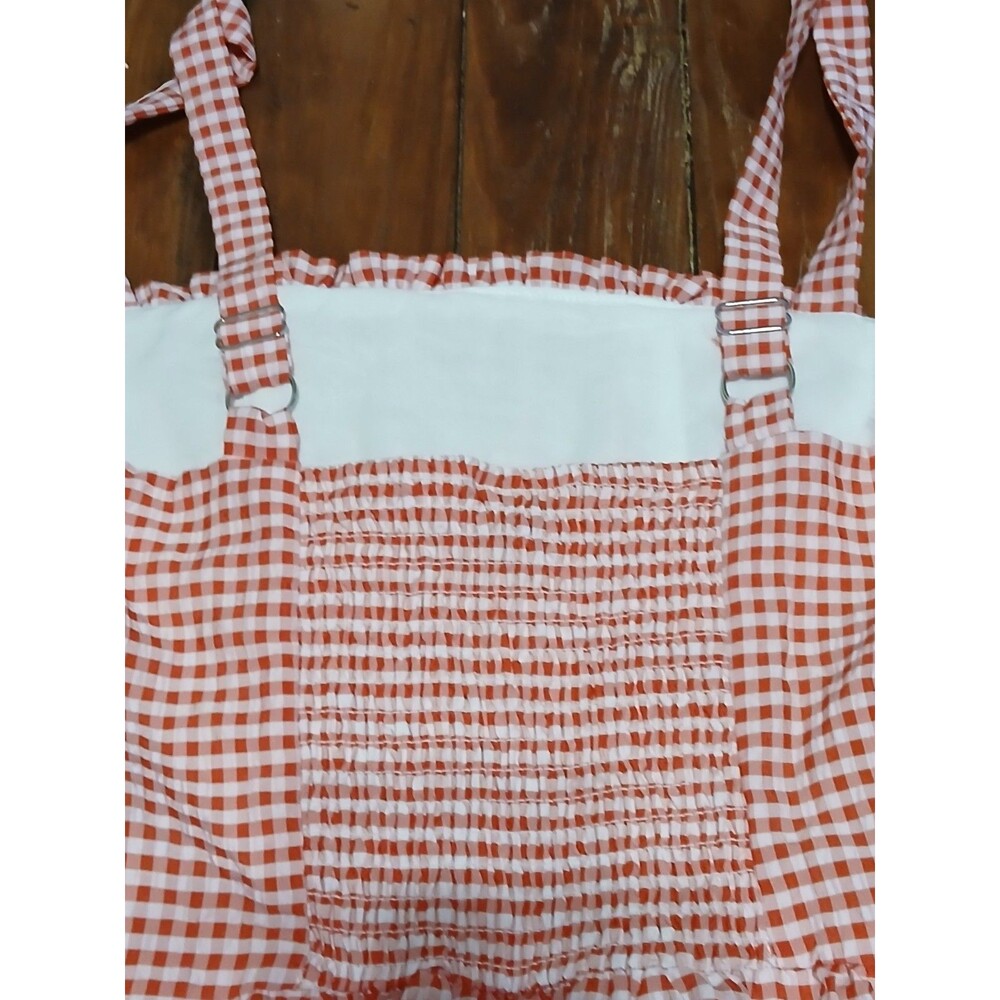 Wild Fable Red Tiny Checkered Summer Dress with Straps  XXS  NWOT - Picture 6 of 12